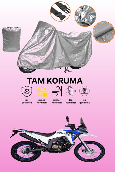 dokaca Gray Voge 300 Rally Compatible Motorcycle Tarpaulin, Protective Cover,...