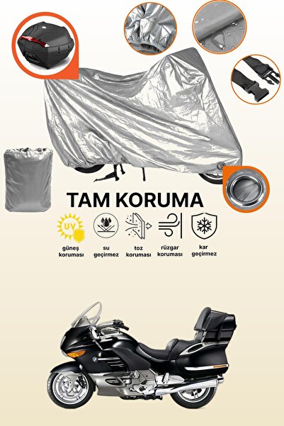 dokaca Gray Tail Bag and Lock Compatible Bmw K 1200 Lt Compatible Motorcycle ...
