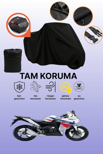 dokaca حقيبة خلفية سوداء متوافقة مع قماش الدراجات النارية المتوافق مع هوندا C...