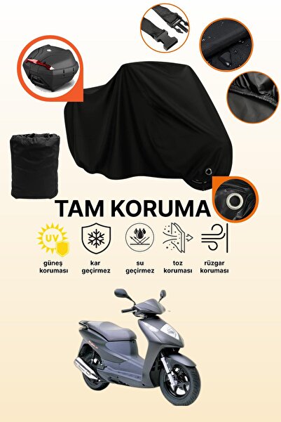 dokaca قماش أسود متوافق مع دراجة نارية هوندا ديلان 150، غطاء واقي