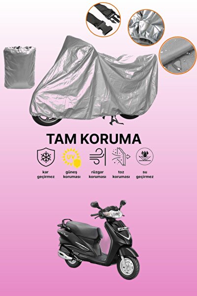 dokaca غطاء دراجة نارية متوافق مع Gray Hero Duet VX 110، غطاء واقي، غطاء محرك