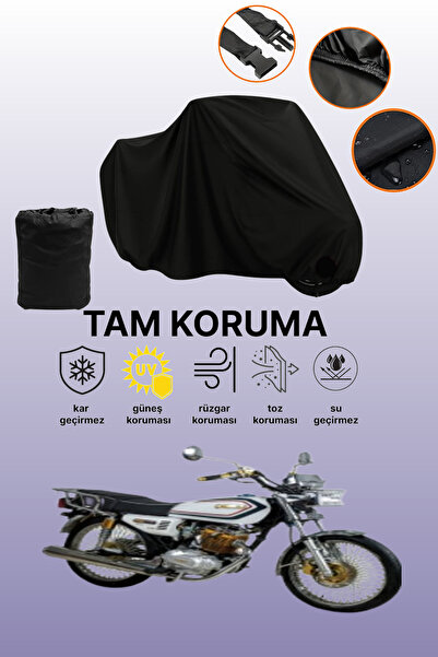 dokaca Black Kuba Cheetah 125 Compatible Engine Cover, Protective Cover, Moto...