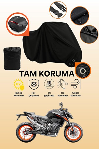 dokaca حقيبة خلفية سوداء متوافقة مع KTM 790 Duke، غطاء دراجة نارية متوافق، غط...
