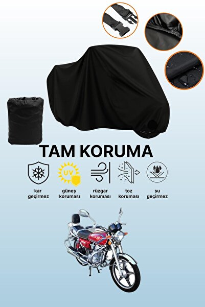 dokaca غطاء محرك متوافق مع أورورا YM 150-A باللون الأسود، غطاء واقي، غطاء للد...