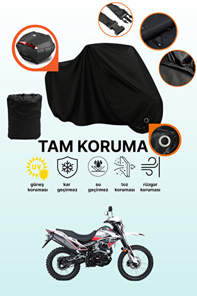 dokaca غطاء دراجة نارية متوافق مع RKS Cross RT250، غطاء واقي متوافق مع اللون ...