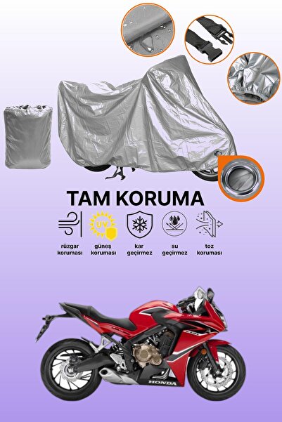 dokaca غطاء محرك متوافق مع هوندا CBR 600 F، غطاء واقي متوافق مع اللون الرمادي