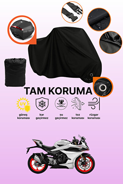 dokaca غطاء دراجة نارية متوافق مع CFmoto 450SR، غطاء واقي متوافق مع اللون الأ...