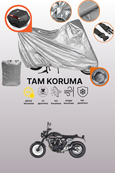 dokaca Gray Lock and Tail Bag Compatible Mondial 250I Buccaneer Compatible Mo...