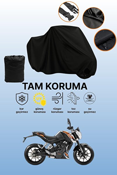 dokaca غطاء محرك KTM 200 Duke ABS باللون الأسود، غطاء واقي، غطاء دراجة نارية