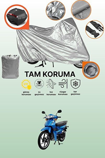 dokaca Gray Tail Bag and Lock Compatible Mondial 100 Sfc Snappy X Compatible ...