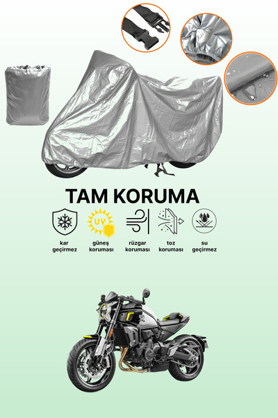 dokaca حقيبة خلفية رمادية اللون وقفل غير متوافق مع CFmoto 700CL-X Sport متواف...
