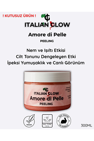 ItalianGlow Besleyici Arındırıcı Nemlendirici Vücut Peeling - Batık Ve Çilek ...