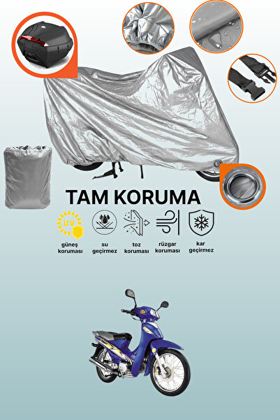dokaca Gray Tail Bag and Lock Compatible Kanuni Tigrina S100 Compatible Motor...