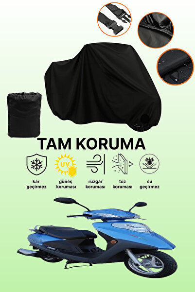 dokaca Black Motolux Ceo 125 Compatible Motorcycle Cover, Protective Cover, M...