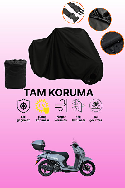 dokaca غطاء محرك متوافق مع يوكي جنتل 50 باللون الأسود، غطاء واقي، غطاء للدراجات النارية