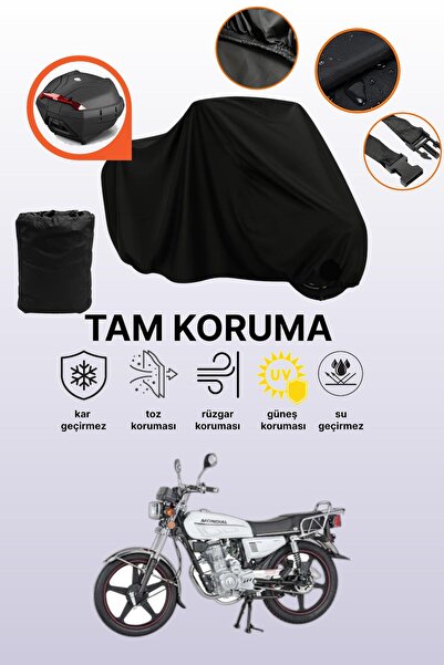 dokaca Mondial 100 Uag Compatible Motorcycle Tarpaulin Compatible with Black ...