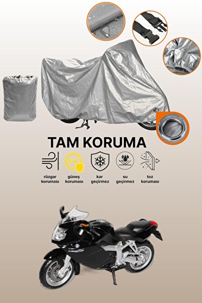 dokaca Gray Lock Compatible Bmw K 1200 S Compatible Motorcycle Tarpaulin, Pro...
