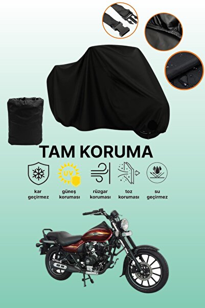 dokaca غطاء محرك متوافق مع دراجة باجاج أفينجر ستريت 150 باللون الأسود، غطاء و...