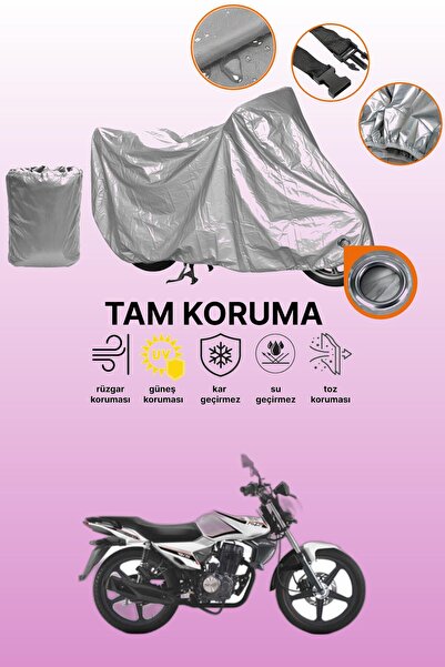 dokaca Gray Lock Compatible Rks Rk125-R Compatible Motor Tarpaulin, Protectiv...