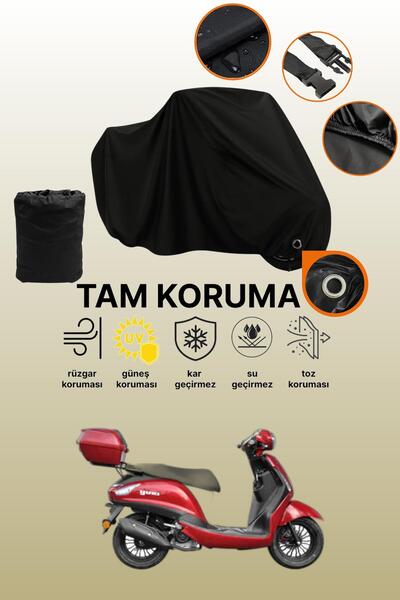 dokaca غطاء دراجة نارية متوافق مع يوكي إنزو 50 متوافق مع غطاء الدراجة النارية، غطاء واقي