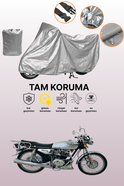 dokaca حقيبة خلفية رمادية وقفل غير متوافقة مع قماش دراجة نارية متوافق مع كوبي...