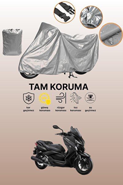 dokaca Gray Yamaha X-Max 250 Momodesign Compatible Motorcycle Cover, Protecti...
