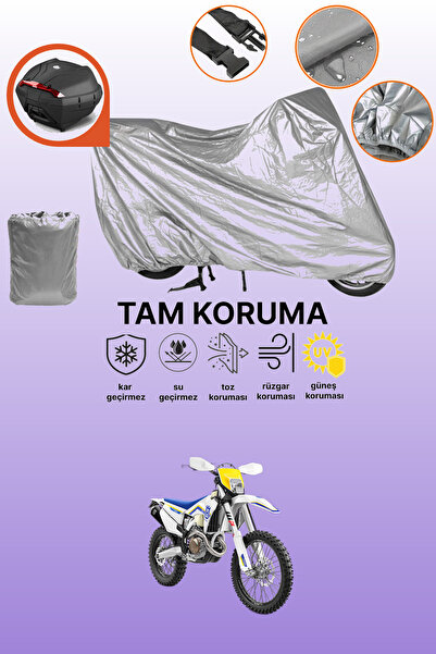 dokaca Gray Rear Bag Compatible Husqvarna Fe 450 Compatible Engine Cover, Pro...