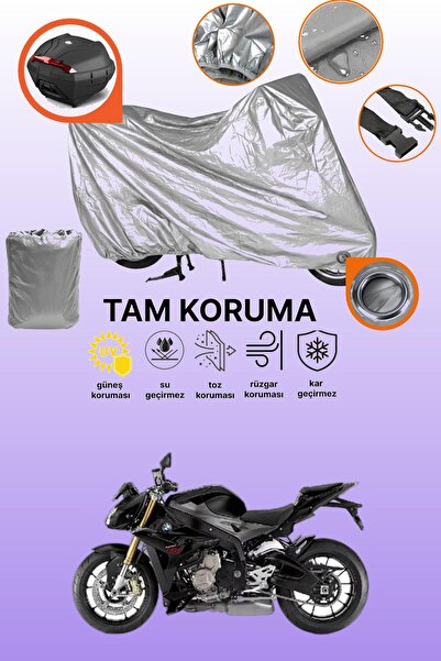 dokaca Gray Lock and Tail Bag Compatible Bmw S 1000 R Compatible Motorcycle T...