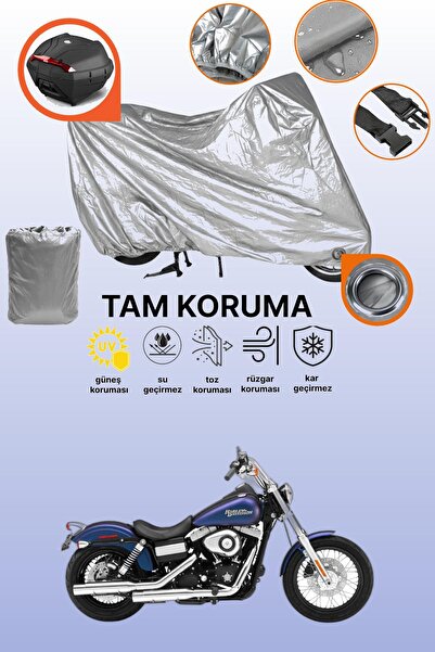 dokaca حقيبة خلفية وقفل باللون الرمادي متوافقة مع دراجة نارية هارلي ديفيدسون ...