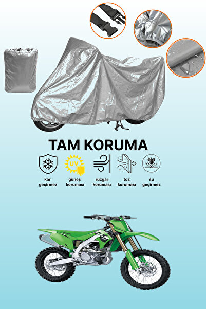 dokaca Gray Kawasaki Kx 250 Compatible Motorcycle Cover, Protective Cover, Mo...
