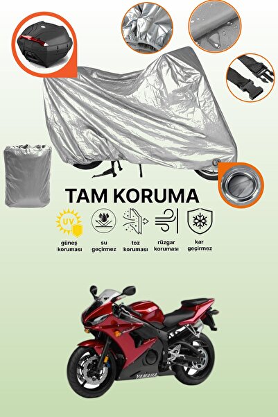 dokaca غطاء حماية رمادي اللون متوافق مع ياماها YZF R6s، غطاء حماية للدراجات ا...