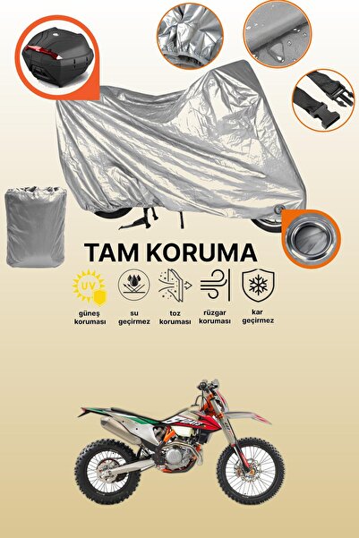 dokaca غطاء حماية للدراجات النارية متوافق مع KTM 500 EXC، غطاء حماية رمادي اللون