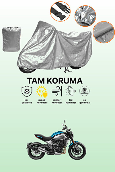 dokaca غطاء دراجة نارية رمادي اللون متوافق مع CFmoto 700CL-X Heritage، غطاء و...