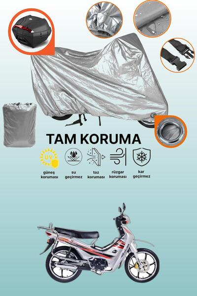 dokaca Gray Lock and Tail Bag Compatible Falcon Magic 100 Compatible Motorcyc...