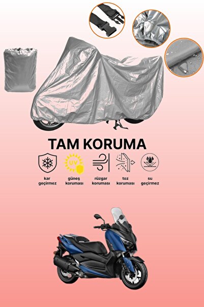 dokaca Gray Tail Bag and Lock Mismatched Yamaha X-Max 250 Compatible Motorcyc...
