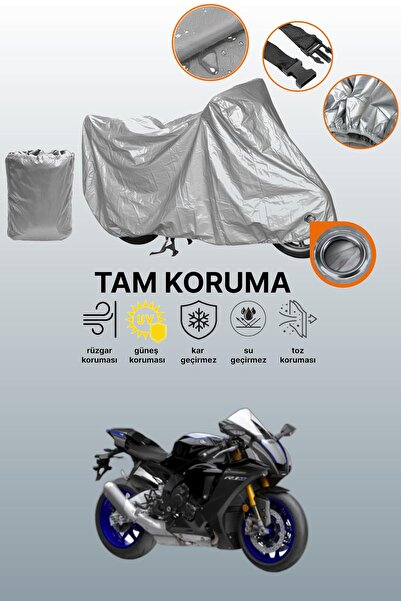 dokaca غطاء محرك متوافق مع ياماها YZF R1M، غطاء واقي متوافق مع اللون الرمادي
