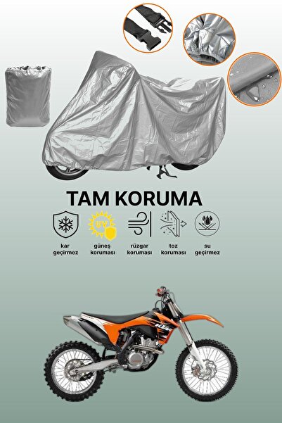 dokaca غطاء دراجة نارية رمادي اللون متوافق مع KTM 350 SXF، غطاء واقي، غطاء لل...