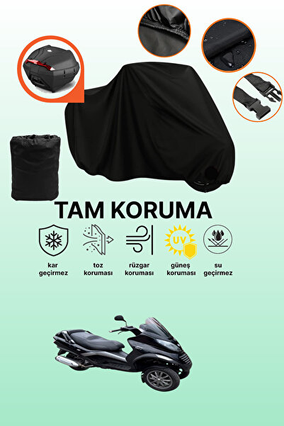 dokaca Black Rear Bag Compatible Bumoto/Jinling Gallardo F1 Efi Maxi Compatib...