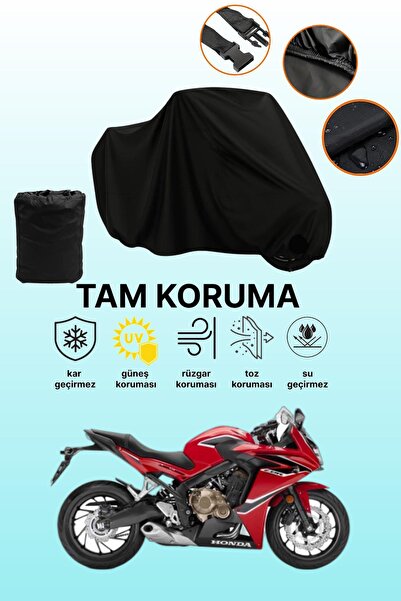dokaca غطاء محرك متوافق مع هوندا CBR 600 F باللون الأسود، غطاء واقي، غطاء للد...