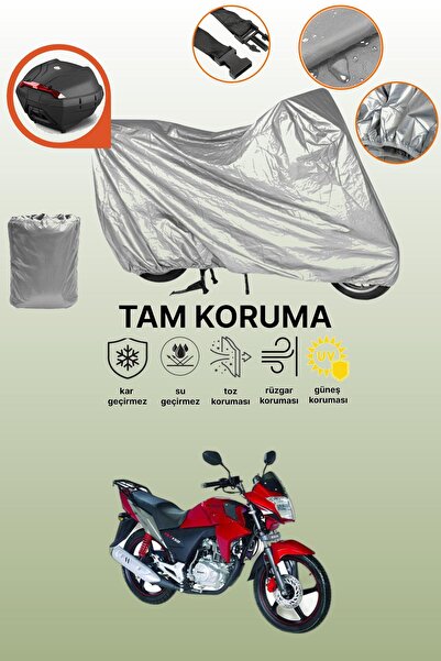 dokaca Gray Rear Bag Compatible Bisan Tornado Fkt 150 Compatible Motorcycle C...