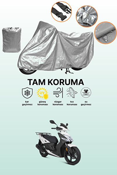 dokaca غطاء دراجة نارية رمادي متوافق مع كيمكو أجيليتي ديليفري 125i، غطاء واقي...