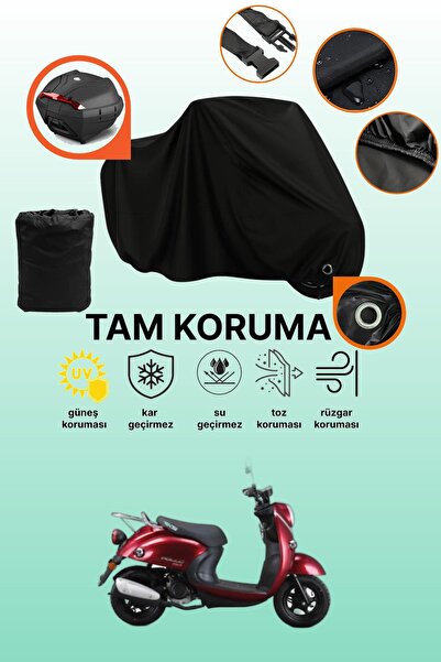 dokaca Black Lock and Tail Bag Compatible Rks Pollo 50 Compatible Motorcycle ...