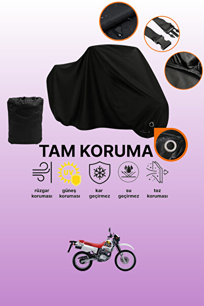 dokaca غطاء دراجة نارية متوافق مع هوندا XLR 125 من Black Lock، غطاء واقي