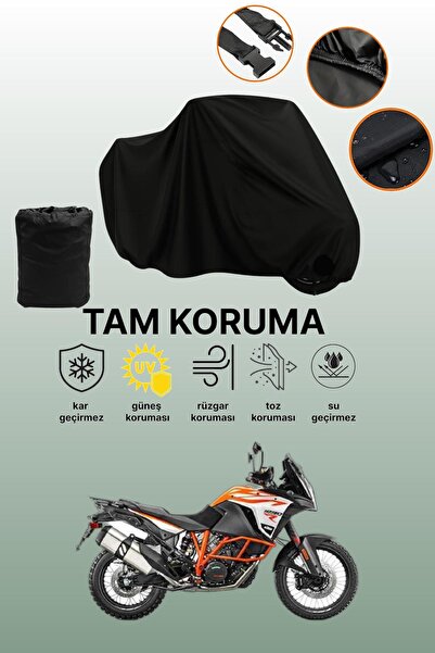 dokaca غطاء محرك متوافق مع KTM 1290 Super Adventure R باللون الأسود، غطاء واق...