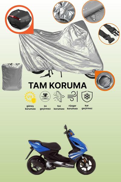 dokaca غطاء حماية رمادي اللون متوافق مع ياماها ايروكس 100، غطاء حماية للدراجا...