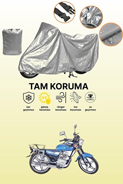 dokaca غطاء دراجة نارية رمادي متوافق مع فالكون سبورت 100، غطاء واقي، غطاء للمحرك