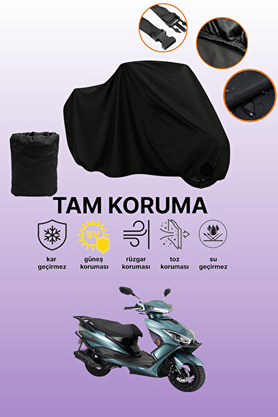 dokaca غطاء محرك متوافق مع Black Arora Quantum 125، غطاء واقي، غطاء دراجة نارية
