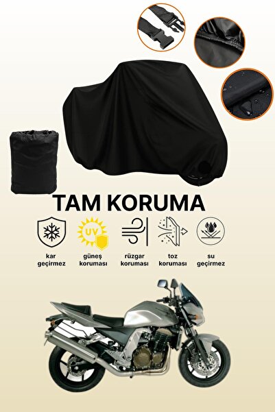 dokaca حقيبة خلفية سوداء وقماش دراجة نارية متوافق مع كاواساكي Z 750