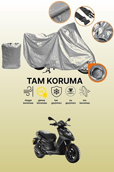 dokaca غطاء محرك متوافق مع بياجيو تايفون 125، غطاء واقي متوافق مع قفل رمادي ا...