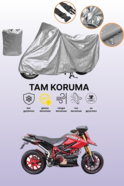 dokaca غطاء دراجة نارية رمادي اللون من دوكاتي هايبرموتارد 1100 إيفو إس بي، غطاء واقي، غطاء للمحرك